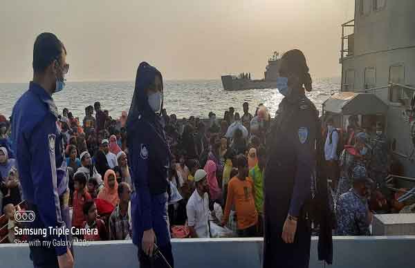 ভাসানচর পৌঁছালো আরও ২৯৮৪ রোহিঙ্গা