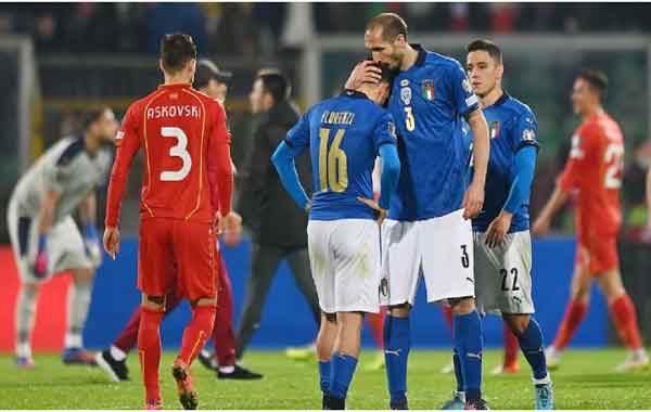 এবারও বিশ্বকাপ খেলতে পারবে না ৪ বারের চ্যাম্পিয়ন ইতালি