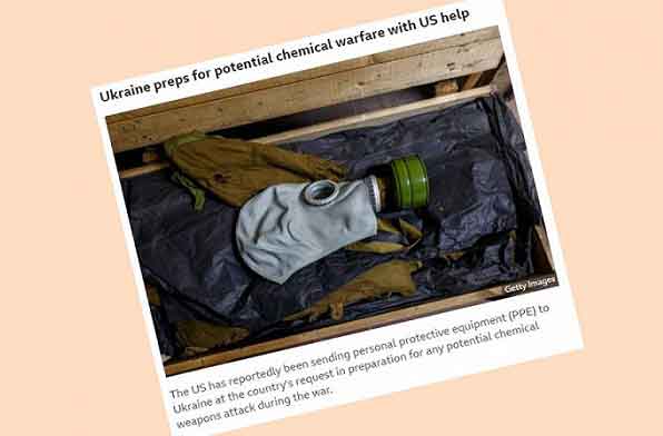 রাসায়নিক অস্ত্র হামলার আশঙ্কা : ইউক্রেনকে পিপিই দিচ্ছে যুক্তরাষ্ট্র