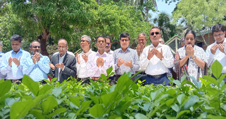 বঙ্গবন্ধুর সমাধিতে ১২ অতিরিক্ত সচিবের শ্রদ্ধা