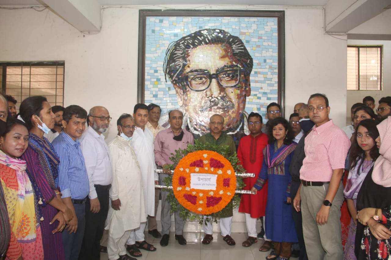 শেকৃবিতে বঙ্গবন্ধুর জীবনী নিয়ে আলোচনা সভা