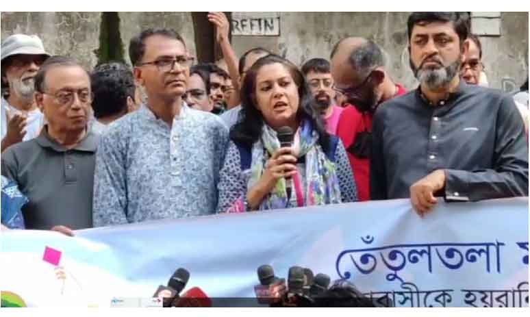 ‘পুলিশ নয়, মাঠ থাকবে এলাকাবাসীর হাতে’