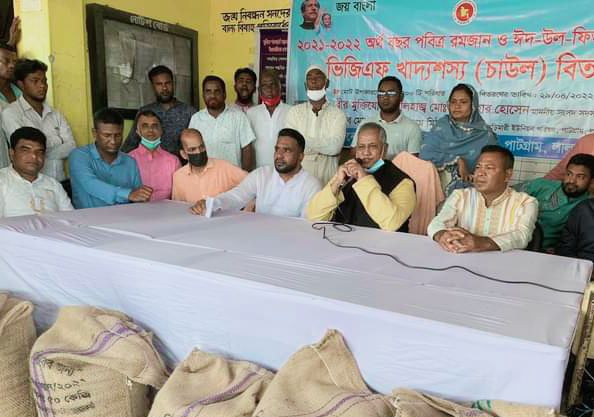 ঈদ উপলক্ষে পাটগ্রামে ২৭,৫৮৭ পরিবারের মধ্যে ভিজিএফ’র চাল বিতরণ