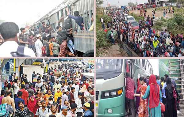 ঈদে রাজধানী ছেড়েছে ১ কোটির অধিক মানুষ