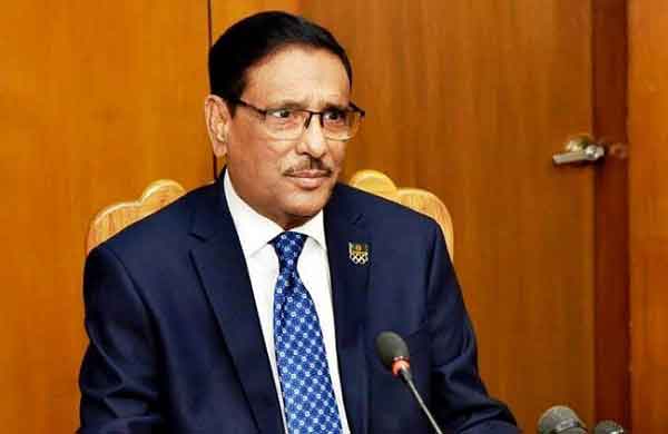 সংসদ নির্বাচনে অংশ না নিলে অস্তিত্ব সংকটে পড়বে বিএনপি : ওবায়দুল কাদের