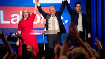 অস্ট্রেলিয়ায় প্রধানমন্ত্রী পদে জয়ী লেবার নেতা আলবানিজ