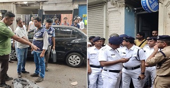 কলকাতায় বাংলাদেশ হাইকমিশনের সামনে পুলিশ সদস্যের এলোপাতাড়ি গুলি