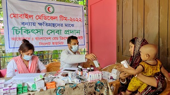 বন্যাদুর্গতদের পাশে গ্রামীণফোন ও বাংলাদেশ রেড ক্রিসেন্ট সোসাইটি