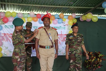 র‍্যাঙ্ক পরানো হলো কুবির অষ্টম সিইউও হাসানকে