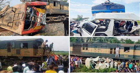 সাতমাসে রেল দুর্ঘটনা ১০৫২, নিহত ১৭৮ জন
