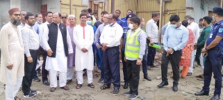 ফরিদপুরের মধুখালী-মাগুরা নির্মাণাধীন রেলপথ প্রকল্প কাজের অগ্রগতি পরির্দশনে রেলমন্ত্রী