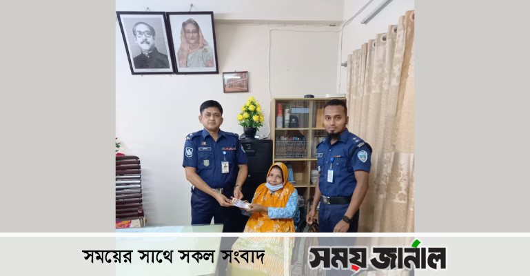 বিকাশে খোয়া যাওয়া নারীর চিকিৎসার টাকা ফিরিয়ে দিলেন ওসি