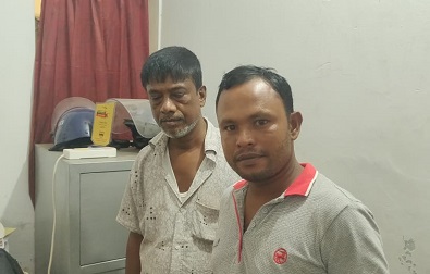 সোনাইমুড়ীতে বিদেশী মদসহ দুই মাদক কারবারি গ্রেফতার