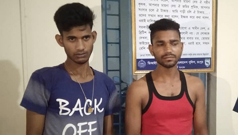 হাতীবান্ধায় ফেন্সিডিলসহ ২ ভারতীয় নাগরিক গ্রেফতার