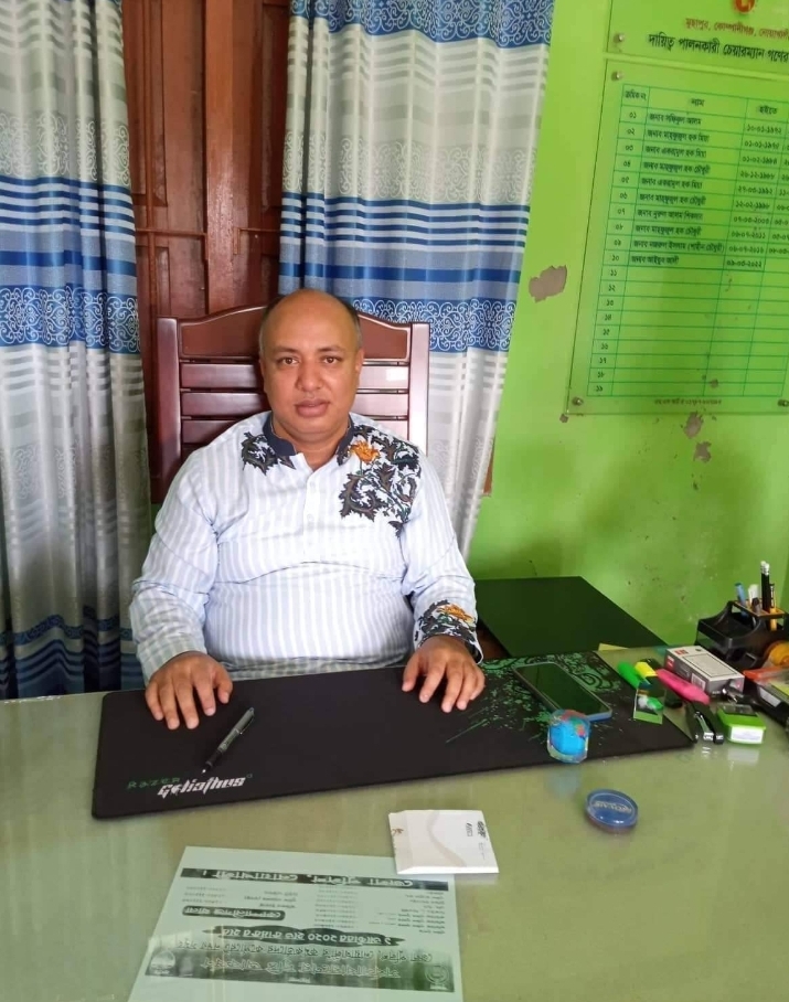 চাঁদা না পেয়ে চেয়ারম্যানের নেতৃত্বে ব্যবসায়ীর ওপর হামলার অভিযোগ