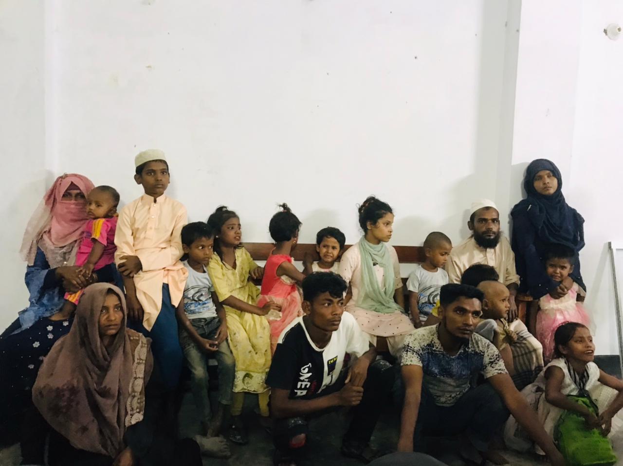 কোম্পানীগঞ্জে ভাসানচর থেকে পালিয়ে আসা ১৮ রোহিঙ্গা আটক