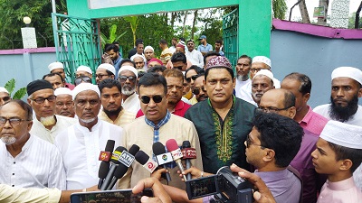 মোরেলগঞ্জে বিএনপি নেতার গনসংযোগ