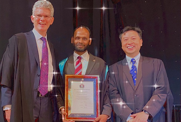 যুক্তরাজ্যের ফেলোশিপ অর্জন করলেন বাংলাদেশি চিকিৎসক