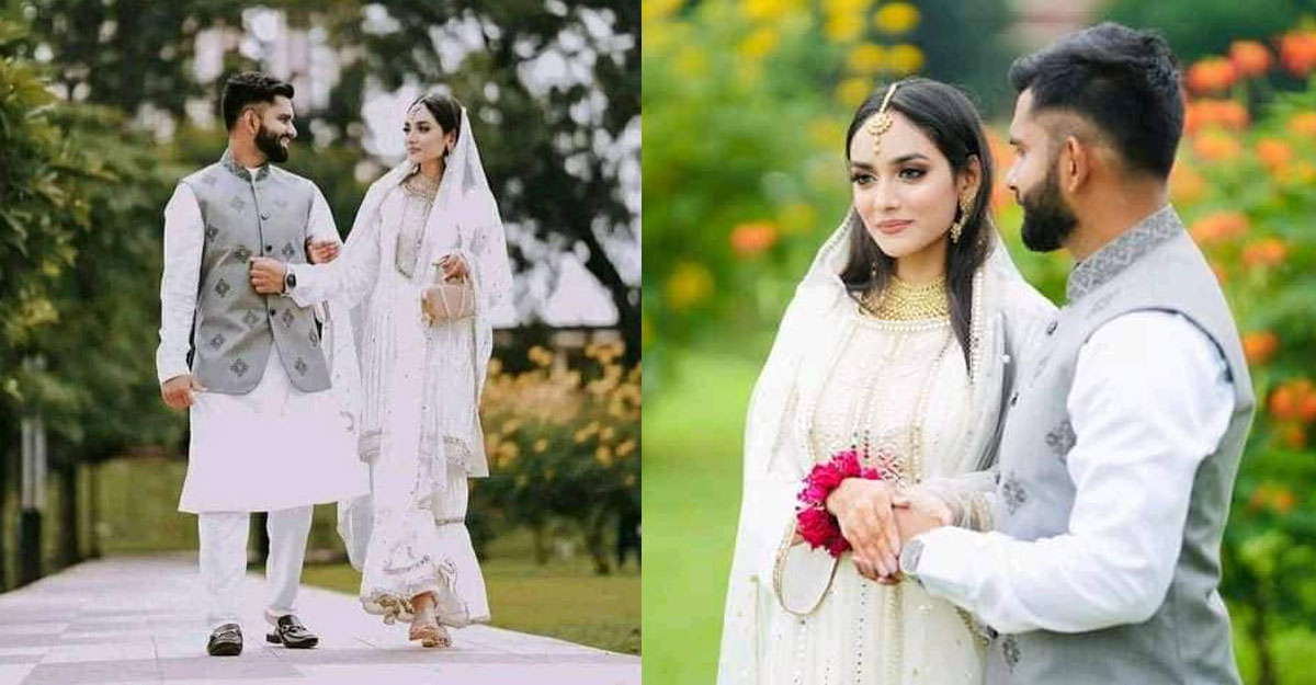 'সহপাঠী থেকে গেমমেট' বিয়ে করলেন ক্রিকেটার শামীম পাটোয়ারি