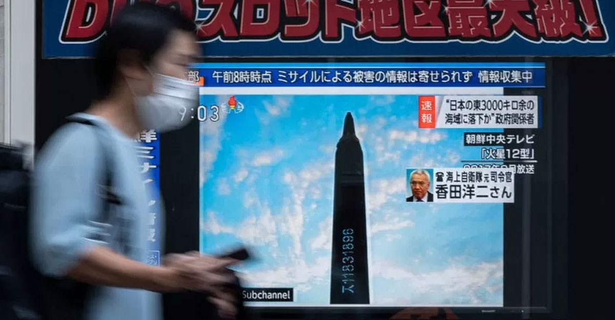 জাপানের ওপর দিয়ে ব্যালিস্টিক মিসাইল ছুড়ল উত্তর কোরিয়া