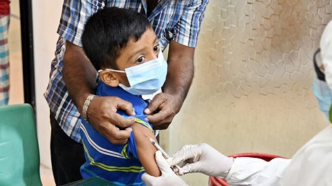 উপজেলায় শিশুদের করোনা টিকা দেয়া শুরু, চলবে ১২ দিন