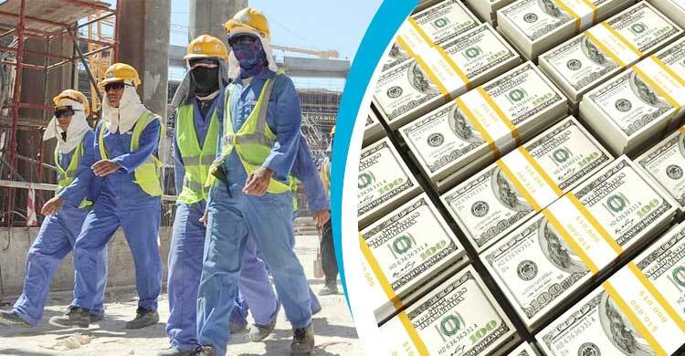 ধীর গতিতে প্রবাসী আয়