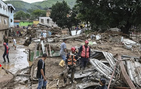 ভেনেজুয়েলায় ভূমিধস: নিহত ৩৯ ও নিখোঁজ ৫৬