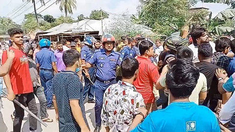 হাতীবান্ধায় ছাত্রলীগ-বিএনপি সংর্ঘষ, পুলিশসহ আহত ৬
