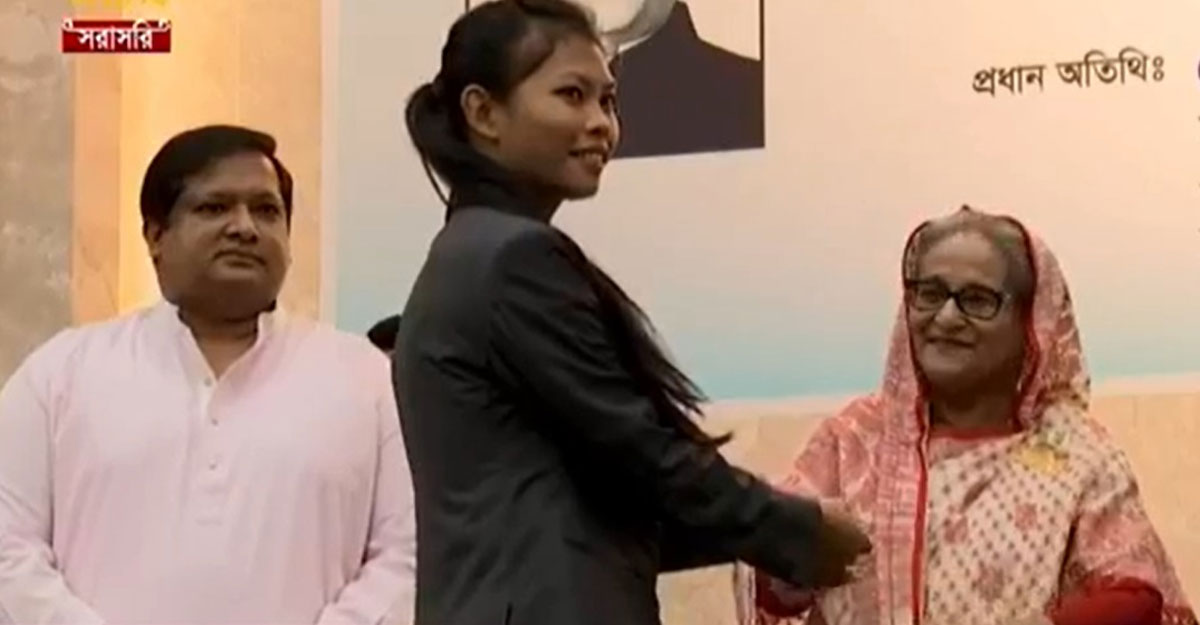 ছেলেরা যা পারেনি আমাদের মেয়েরা যথেষ্ট ভালো করছে :প্রধানমন্ত্রী