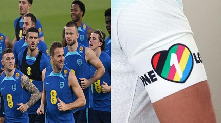 জরিমানা দিয়ে হলেও নিজেদের বাহুবন্ধনী পরে আজ মাঠে নামবে ইংল্যান্ড