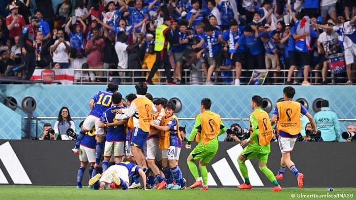 জার্মানিকে ২-১ গোলে হারিয়ে দিলো জাপান