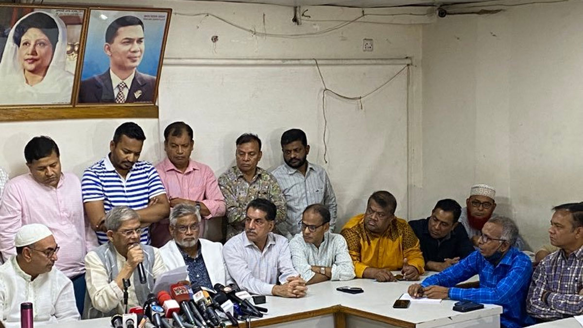 সরকার নিজেরাই জঙ্গিবাদ করছে : মির্জা ফখরুল