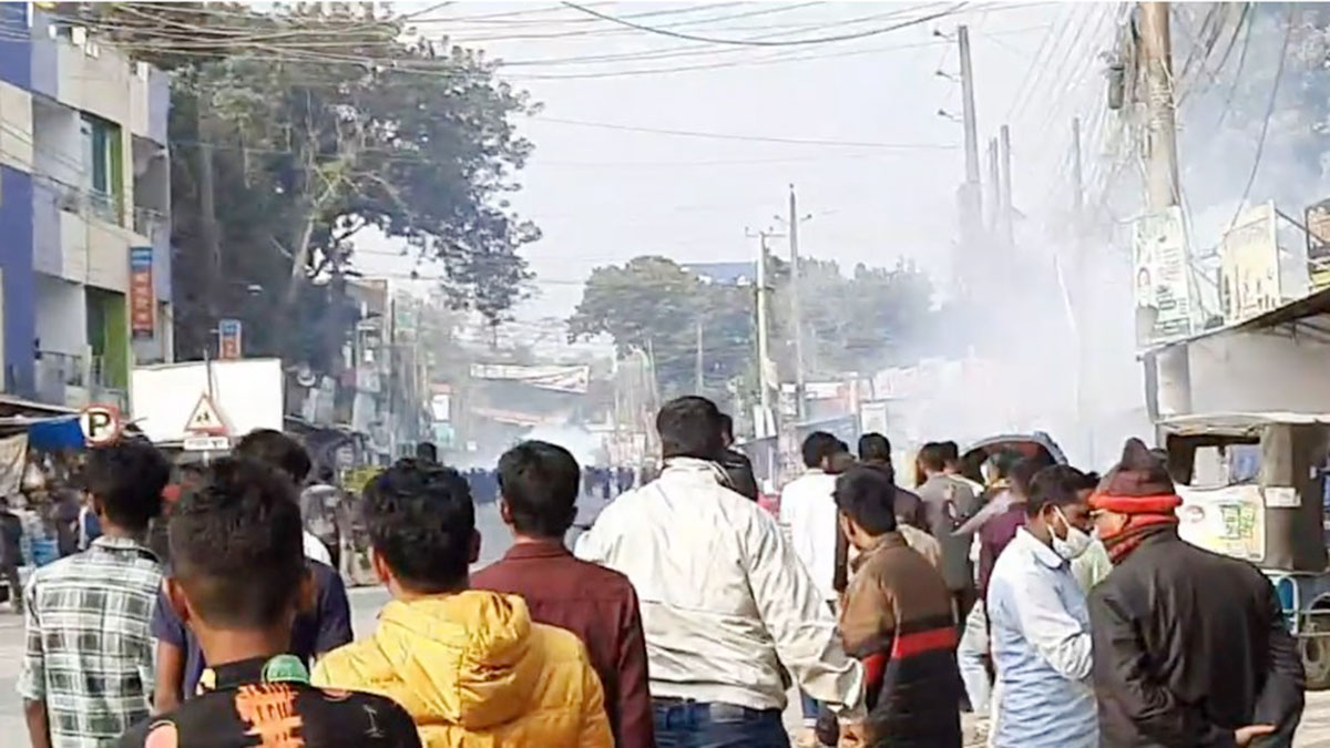 পঞ্চগড়ে বিএনপির গণমিছিলে পুলিশের বাধা, নিহত ১