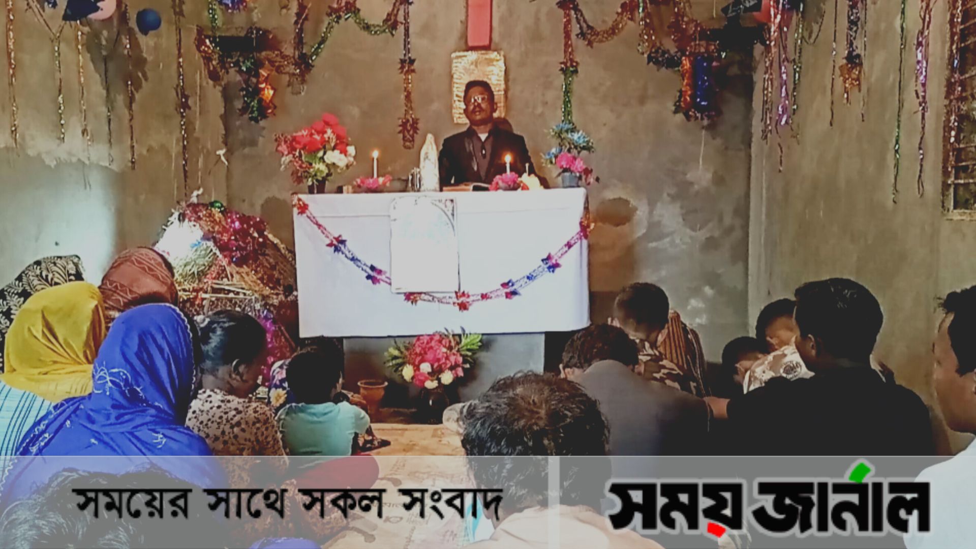 দেবীগঞ্জের ১৩টি গির্জায় অনুষ্ঠিত হয়েছে বড়দিনের প্রার্থনা
