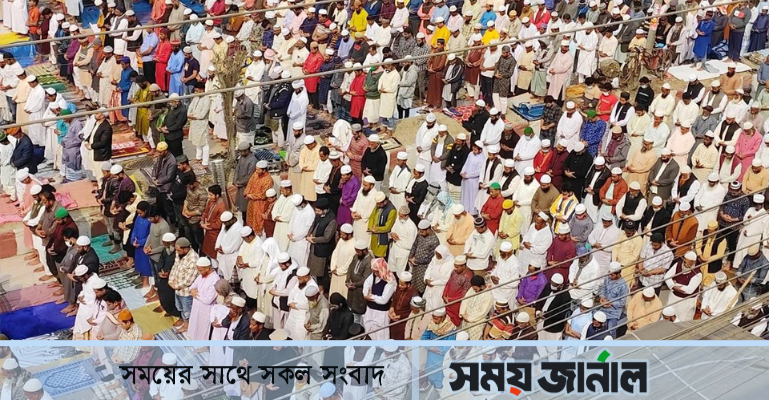 তুরাগতীরে জুমার নামাজে লাখো মুসল্লি