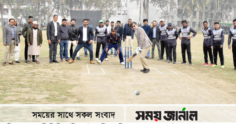 খুবিতে আন্তঃডিসিপ্লিন ক্রিকেট প্রতিযোগিতার উদ্বোধন