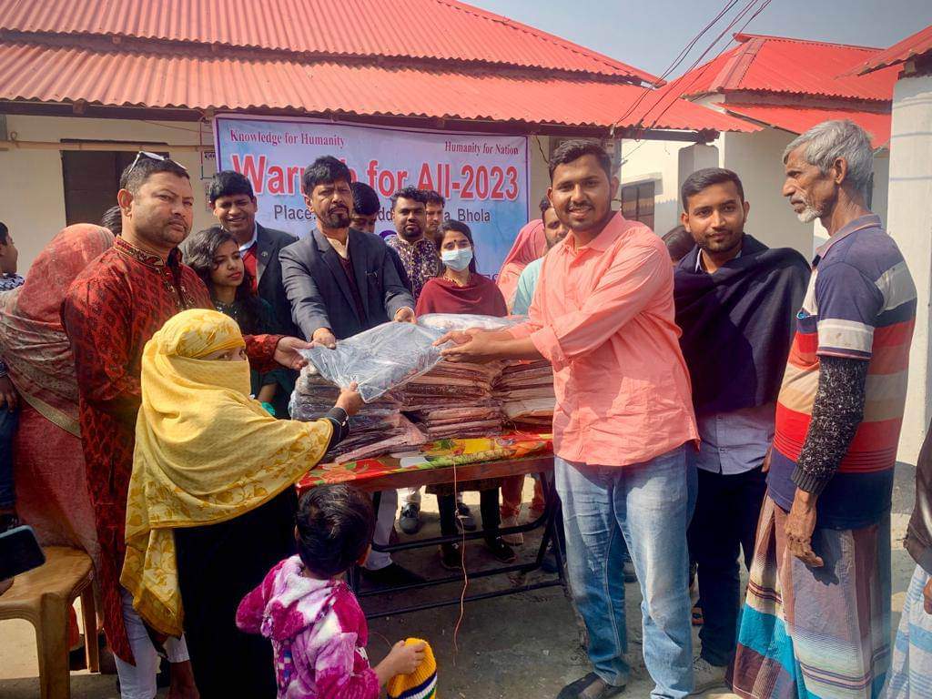 ভোলায় উষ্ণতা ছড়ালো জাবির ইফসা