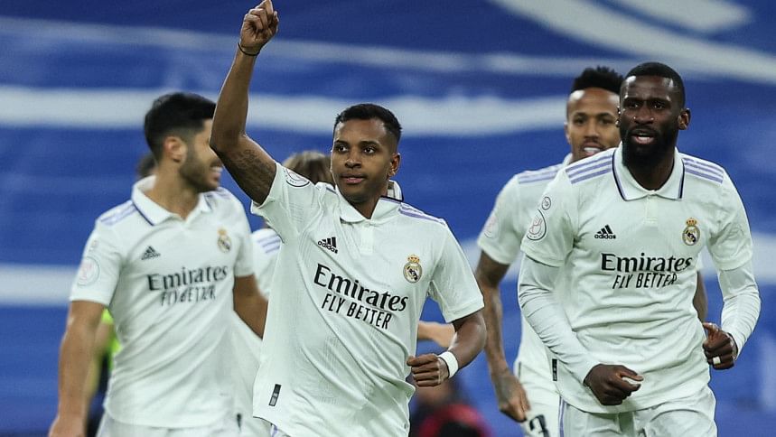 রদ্রিগো-বেনজেমা-ভিনিসিউসের ঝলক, সেমিতে রিয়াল