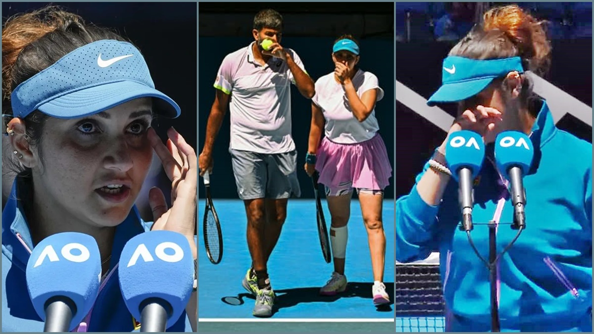 জীবনের শেষ গ্র্যান্ডস্ল্যামে কেঁদে বিদায় নিলেন সানিয়া