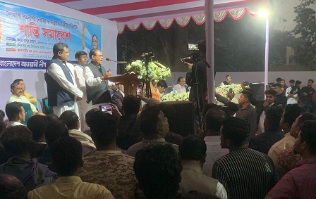 নির্বাচনকালীন সরকারের প্রধান শেখ হাসিনাই থাকবেন: ফ‌রিদপু‌রে আব্দুর রহমান