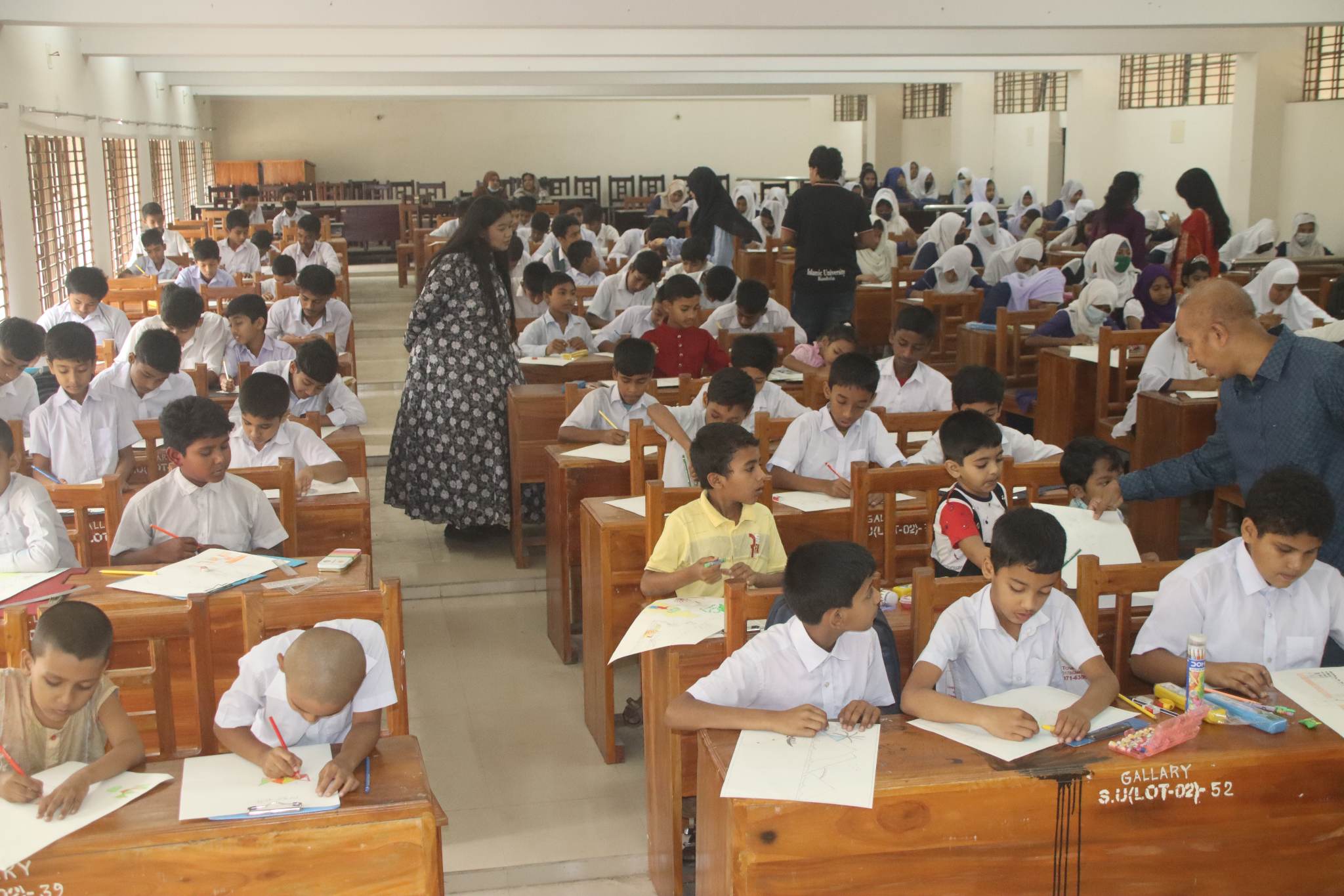 বঙ্গবন্ধুর জন্মদিন উপলক্ষে ইবিতে চিত্রাঙ্কন প্রতিযোগিতা