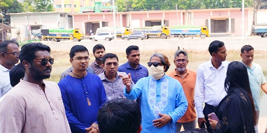 বঙ্গবন্ধুর স্মৃতি বিজড়িত মধুমতি-পাচুড়িয়া খাল সংযোগে ব্লকিং ও রাস্তা নির্মাণ