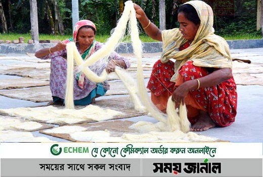 সামনে ঈদ: কর্মমুখর বগুড়ার সাদা সেমাই পল্লী