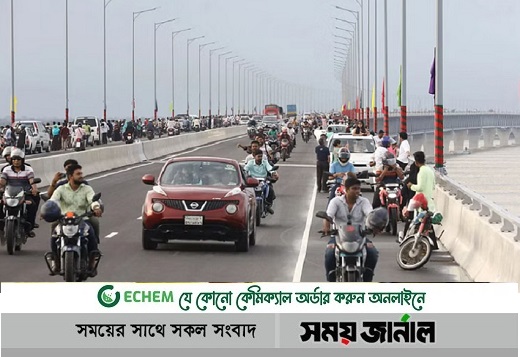 পদ্মা সেতু দিয়ে চলবে মোটরসাইকেল ২০ এপ্রিল থেকে