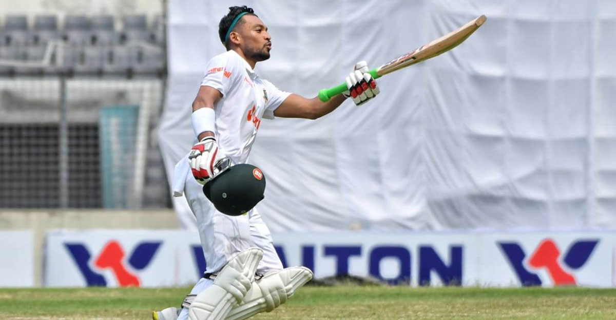 দ্বিতীয় ইনিংসেও শান্তর শতক