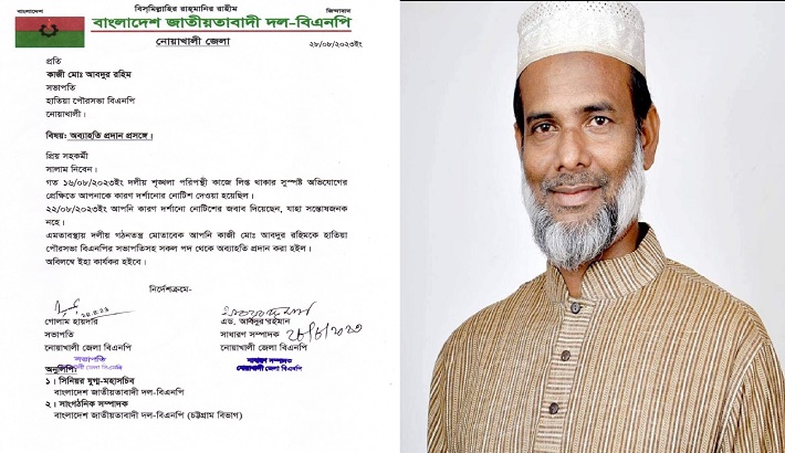 ফেসবুকে শোক দিবসের ছবি দিয়ে পদ হারালেন বিএনপি নেতা