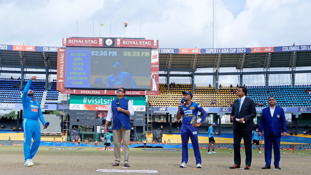 শ্রীলঙ্কার বিপক্ষে টস জিতে ব্যাটিংয়ে ভারত