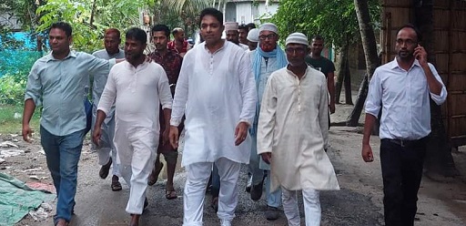 নির্বাচনকে সামনে রেখে ফরিদপুরে মাহাবুবুল আলম পিংকুর গণসংযোগ