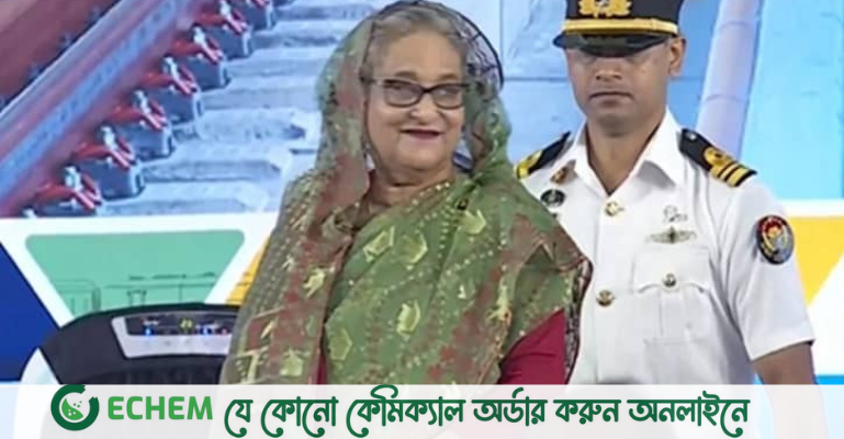 পদ্মা সেতু রেল প্রকল্প উদ্বোধনী মঞ্চে প্রধানমন্ত্রী