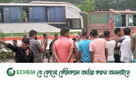 দাঁড়িয়ে থাকা বাসে অপর বাসের ধাক্কা: নিহত ৪